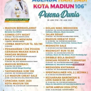 Pemkot Madiun Launching Logo Hari Jadi Ke – 106