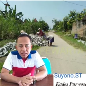 Pemdes Purwosari Gunakan Untuk Paving Jalan usaha Tani