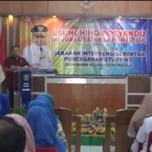 Tingkatkan Derajat Kesehatan Masyarakat, PJ Wali Kota Launching Posyandu ILP