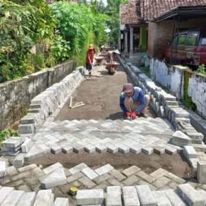 Pavingisasi Jalan Desa Pucangrejo Beri Akses Masyarakat Semakin Nyaman
