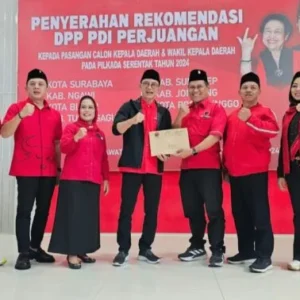Sujatno Terima Rekom PDI Pejuangan Maju Cabup 2024
