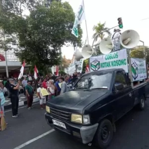 Gerakan Coblos Kotak Kosong Lantaran Calon Tunggal