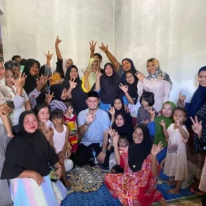 Cawabup Nomor Urut 3 Aslam Rayuda Kunjungi Desa Lalang