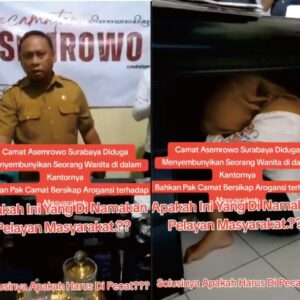 Diduga Selingkuh, Seorang Camat di Jawa Timur di Grebek Warga di Kantornya