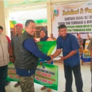 Pemkab Jombang Launching Penyaluran BLT DBHCHT Bersama Dinsos