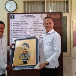 Apresiasi Dirjenpas Atas Produk WBP Lapas Kelas I Surabaya Yang Tembus Pasar Internasional.