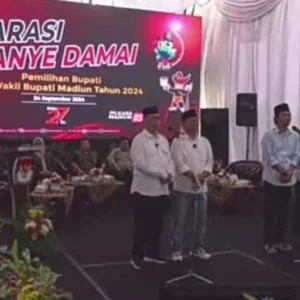 Deklarasi Kampanye Damai, KPU Madiun Berharap Paslon dan Masyarakat Taat Peraturan