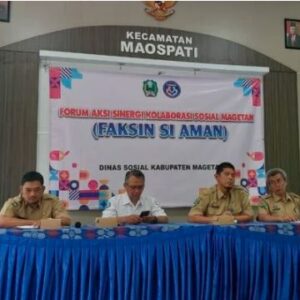 Atasi Permasalahan Sosial, Dinsos Magetan Gelar Faksin Si Aman