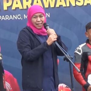 Sambang Magetan, Khofifah Mendorong Pembalap Pelajar Ke Kancah Dunia