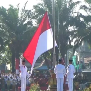 Pemkot Madiun Menggelar Upacara Peringatan HUT Ke-79 Republik Indonesia