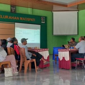 Warga Maospati Geruduk Kantor Kelurahan Minta Penjelasan Jalan Kampus Unesa Sisi Selatan