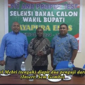 Daniel Mebri Terpilih Jadi Bacawabup Jayapura Emas