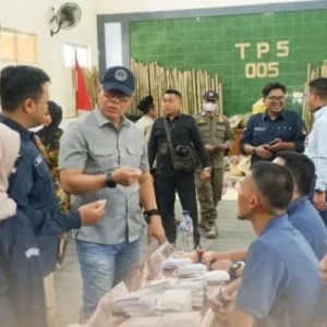 Pastikan Pemungutan Suara Berjalan Aman, Pj Bupati Bersama Forkopimda Sidak Sejumlah TPS