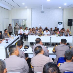 Tingkatkan Kinerja, Kapolres Ngawi Pimpin Anev Sitkamtibmas