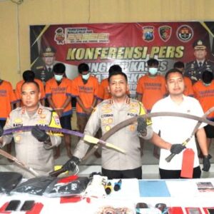 Ganggu Kamtibmas, Kelompok Pemuda Bersajam Diamankan Polisi