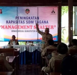 Tingkatkan Kemampuan dan Skill, Dinsos Kabupaten Madiun Gelar Peningkatan SDM Tagana” Management Shelter”