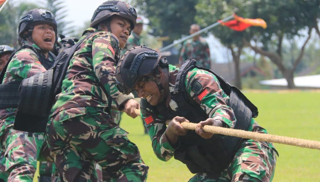 Semarak HUT Kostrad ke-64, Yonif 514/SY Gelar Perlombaan Penuh Semangat dan Sportivitas