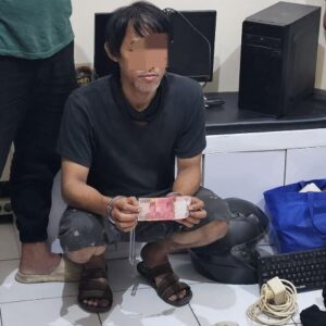 Polres Gresik Berhasil Tangkap Pengedar Uang Palsu Rugikan Pedagang