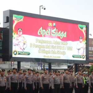800 Polisi Sidoarjo Siap Amankan Malam Takbir Idul Fitri