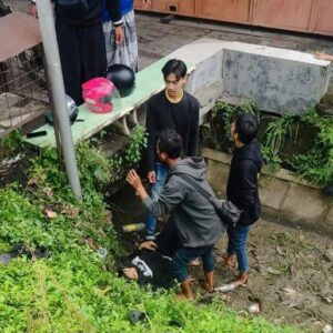 Diduga Rombongan Pesilat Dianiaya Hingga Terjatuh ke Got