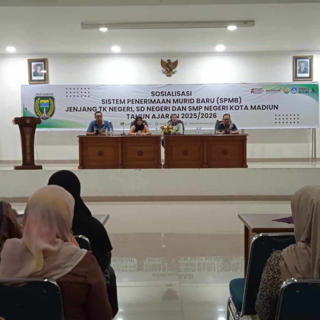 Dinas Pendidikan Kota Madiun Sosialisasikan Sistem Penerimaan Murid Baru