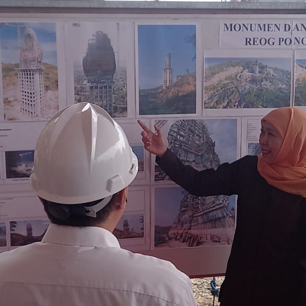 Sambangi Ponorogo, Gubernur Khofifah Tinjau Progres Pembangunan MRMP di Sampung
