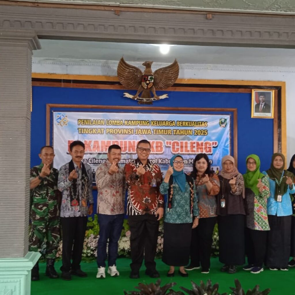 Wakili Magetan, Desa Cileng Masuk 3 Besar Lomba Kampung KB Tingkat Provinsi Jawa Timur