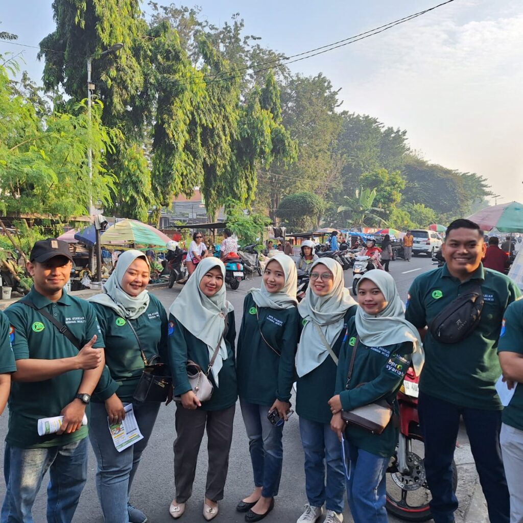 Gerebek Pasar Tebel, Bank Syariah Annisa Mukti Dukung Pertumbuhan Ekonomi