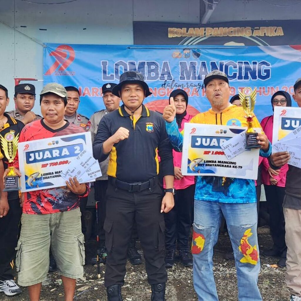 Melalui Mancing Mania,Wujudkan Kedekatan Polri dengan Masyarakat