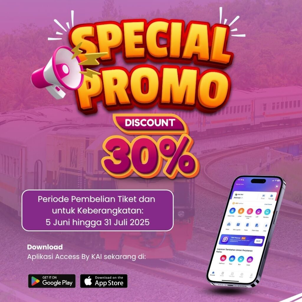 Dorong Mobilitas dan Pemulihan Ekonomi, KAI Daop 7 Madiun Berikan Diskon Tiket 30% untuk KA Ekonomi Non-Subsidi