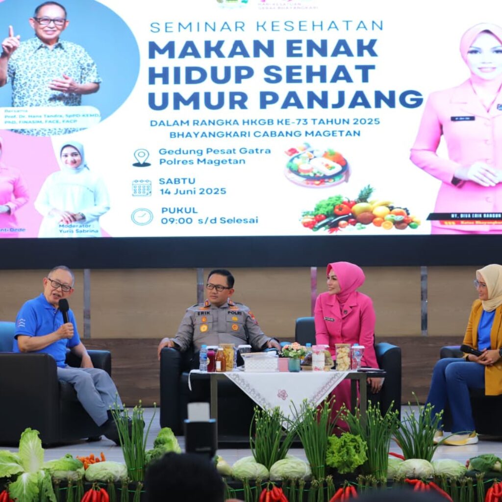 Seminar Kesehatan Bersama Prof. Hans Tandra, Edukasi Pola Hidup Sehat untuk Umur Panjang