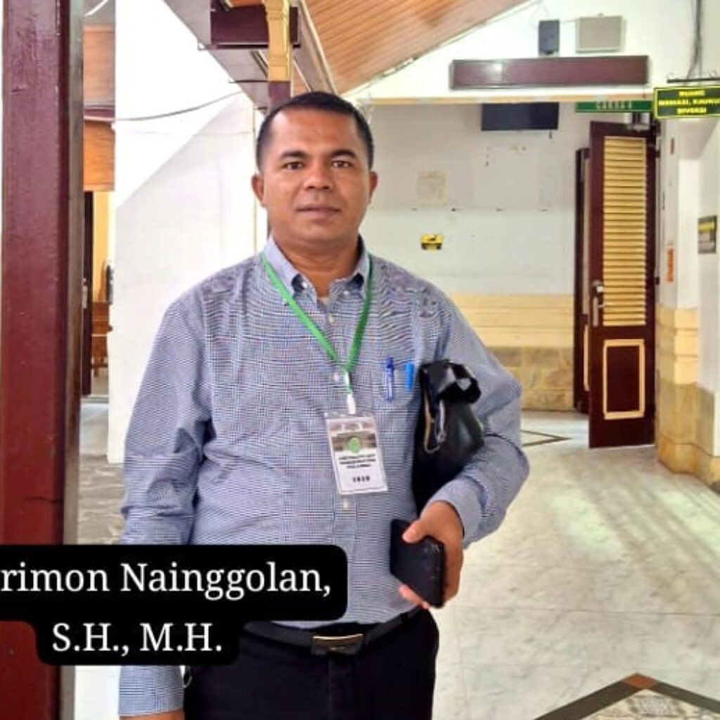 Marimon Nainggolan SH MH, Soroti Tajam Transparansi Penanganan Kasus dr.Paulus yang Dibantarkan