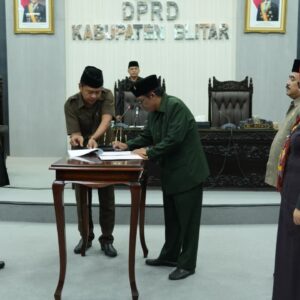 Laporan Pertanggungjawaban APBD 2024 dalam Rapat Paripurna DPRD Kab. Blitar
