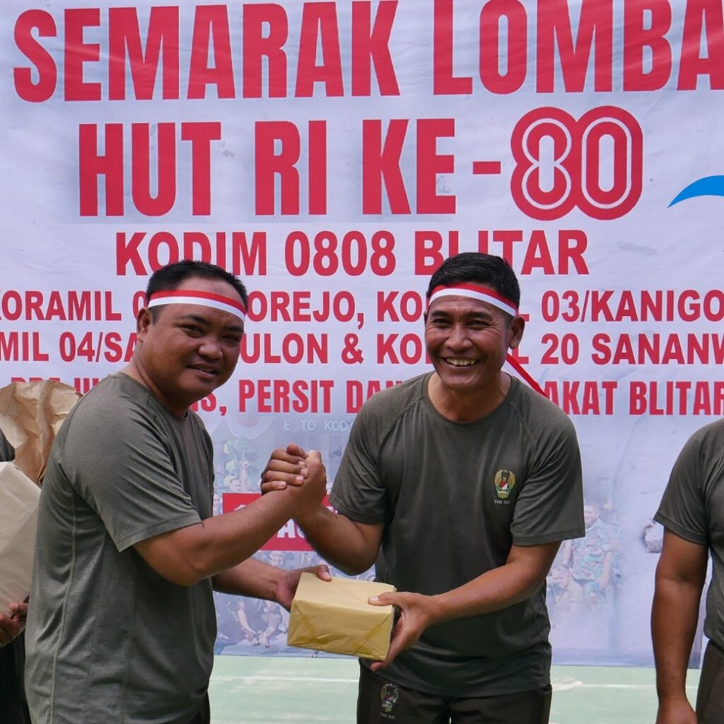 Semarak Kemerdekaan Kompak Dan Gembira, Kodim 0808 Meriahkan Lomba Menyambut HUT RI Ke 80.