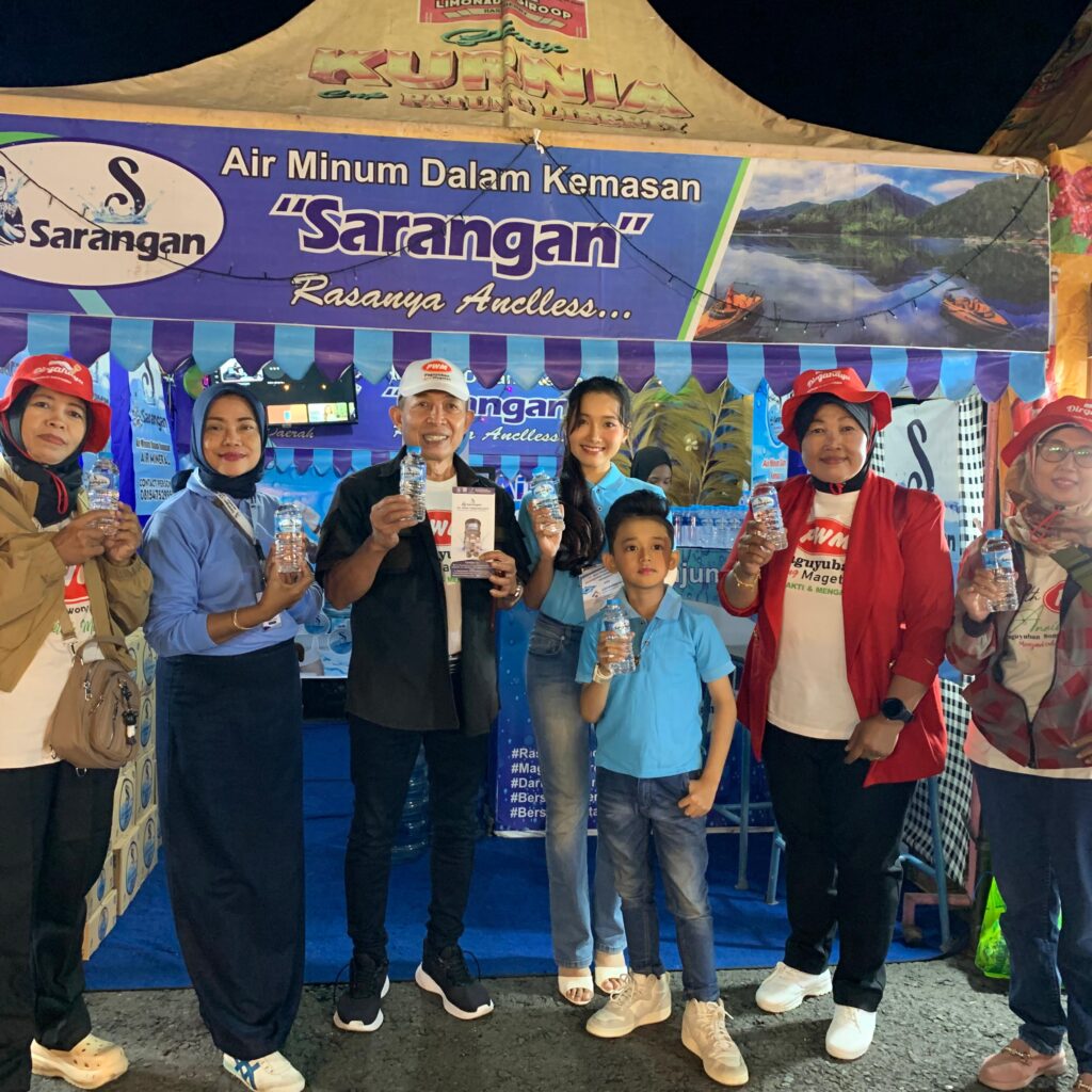 Air Mineral Sarangan Tawarkan Kesegaran,Dukung Kartar Fest Magetan 2025