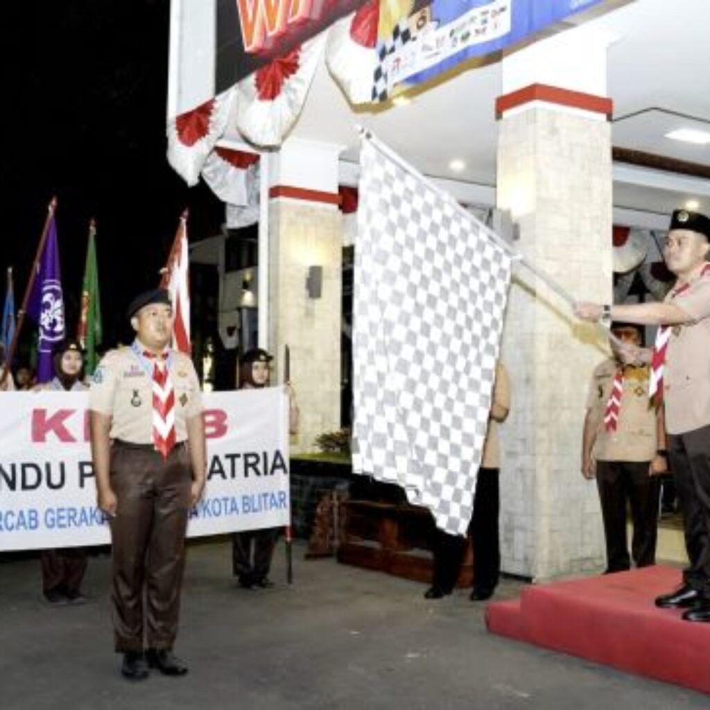Wali Kota Blitar Buka Kirab Pandu Praja Patria 2025 Gerakan Pramuka Kota Blitar
