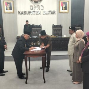 Paripurna DPRD Kabupaten Blitar, Setujui Nota Kesepahaman Perubahan KUA-PPAS Tahun 2025
