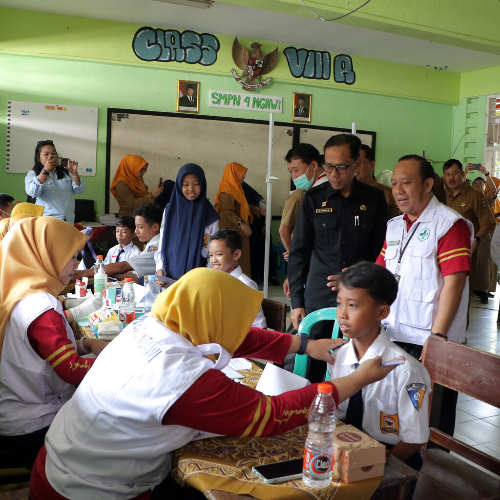 Dinkes Ngawi Gelar Aksi Bergizi dan Cek Kesehatan Gratis 2025