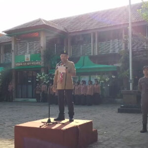 Kolaborasi Dengan Kejaksaan Magetan, SMAN 1 Maospati Gelar Apel Peringatan Hari Pramuka