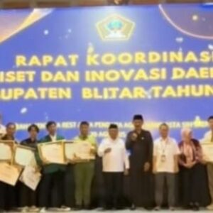 Pansus I DPRD Kabupaten Blitar Hadiri Acara Rakor Riset dan Inovasi Daerah Kabupaten Blitar Tahun 2025