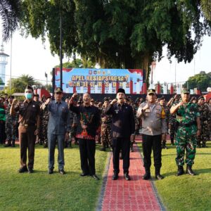 Kota Blitar Gelar Apel Kesiapsiagaan, Wujudkan Keamanan dan Kedamaian Wilayahnya