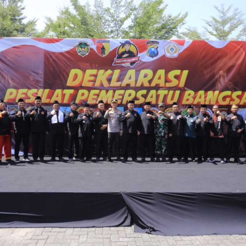Jaga Kondusifitas,Pemkab Madiun Deklarasi Pesilat Pemersatu Bangsa
