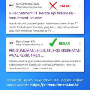 KAI Daop 7 Madiun Ingatkan Masyarakat untuk Waspada Penipuan Berkedok Rekrutmen Pegawai KAI