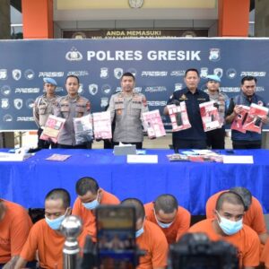 Selama 12 Hari, Polres Gresik Amankan 20 Tersangka Kasus Narkoba