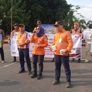 Hari Perhubungan Nasional 2025, KAI Daop 7 Madiun Gelar Sosialisasi Keselamatan dan Keamanan Perjalanan KA di Perlintasan Sebidang