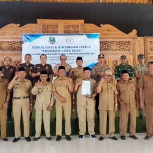 Tingkatkan Kapasitas Aparatur Desa, BKAD Kecamatan Takeran Gelar Sosialisasi dan Bimtek Program Jaga Desa