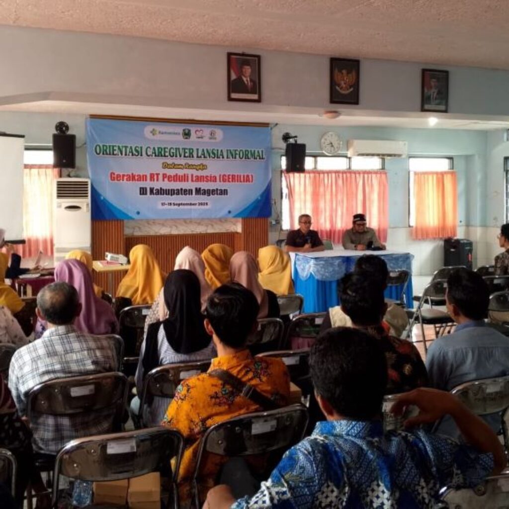 Dukung Program GERILIA, Dinkes Magetan Adakan Orientasi Caregiver Lansia Informal