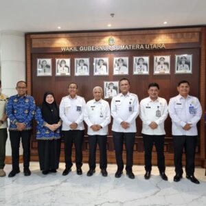 Kalapas Kelas IIA Labuhan Ruku Hadiri Undangan Wakil Gubernur Sumatera Utara Bahas Solusi Over Kapasitas Lapas