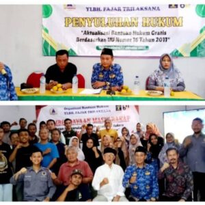YLBH Fajar Trilaksana Gandeng Kelurahan Sukodono Gelar Penyuluhan Optimalisasi Kesadaran Hukum