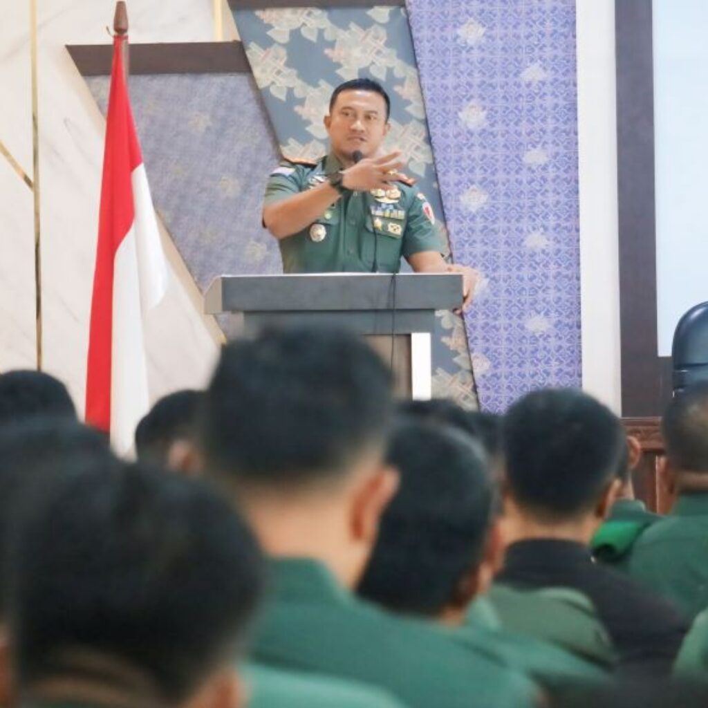 Jam Pengarahan Dandim 0416/Bute, Tekankan Profesionalisme, Rasa Syukur dan Integritas Prajurit